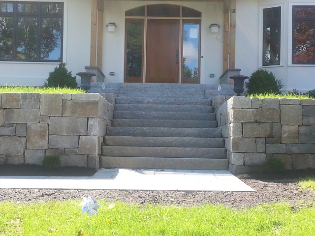 Granite wall/steps