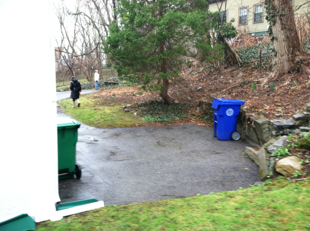 Before Hardscape and Landscaping Design in Newton MA